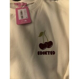 Edikted Cherry Babe Sweatshirt